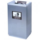 醫(yī)療室內(nèi)長(zhǎng)方形不銹鋼垃圾桶