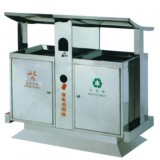 戶(hù)外城市街道環(huán)保不銹鋼分類(lèi)垃圾桶