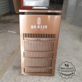 高檔商務(wù)商場(chǎng)不銹鋼垃圾桶廠家