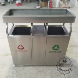 戶外養(yǎng)花花箱分類不銹鋼垃圾桶案例