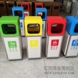 汕頭方形分類不銹鋼垃圾桶學(xué)校采購案例