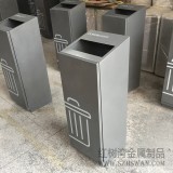 深圳高檔寫字樓創(chuàng)意室內(nèi)方形不銹鋼垃圾桶采購案例