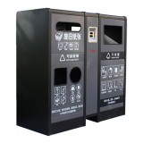 室內(nèi)戶(hù)外寫(xiě)字樓不銹鋼分類(lèi)果皮箱