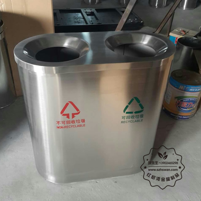 萬(wàn)達(dá)商場(chǎng)不銹鋼垃圾桶圖片001