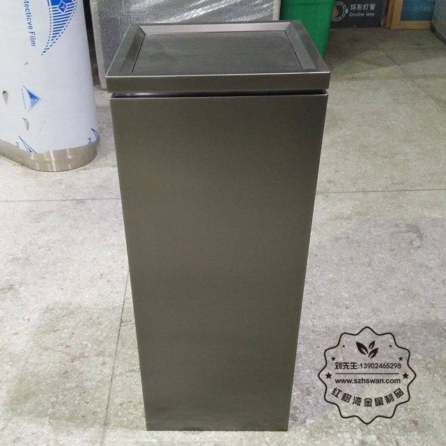 高檔室內(nèi)不銹鋼垃圾箱圖片