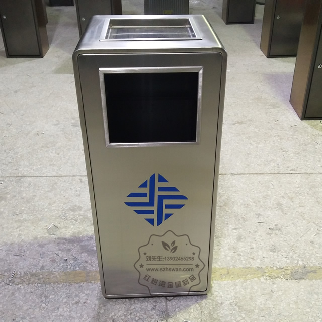 高檔室內(nèi)不銹鋼垃圾箱圖片
