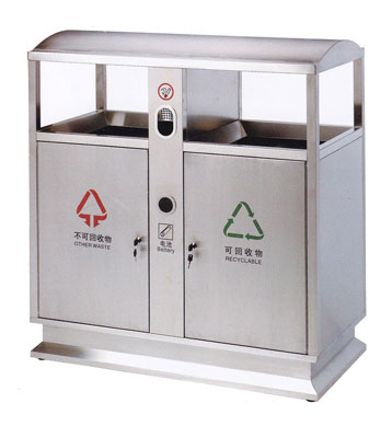 機(jī)場環(huán)衛(wèi)分類垃圾桶